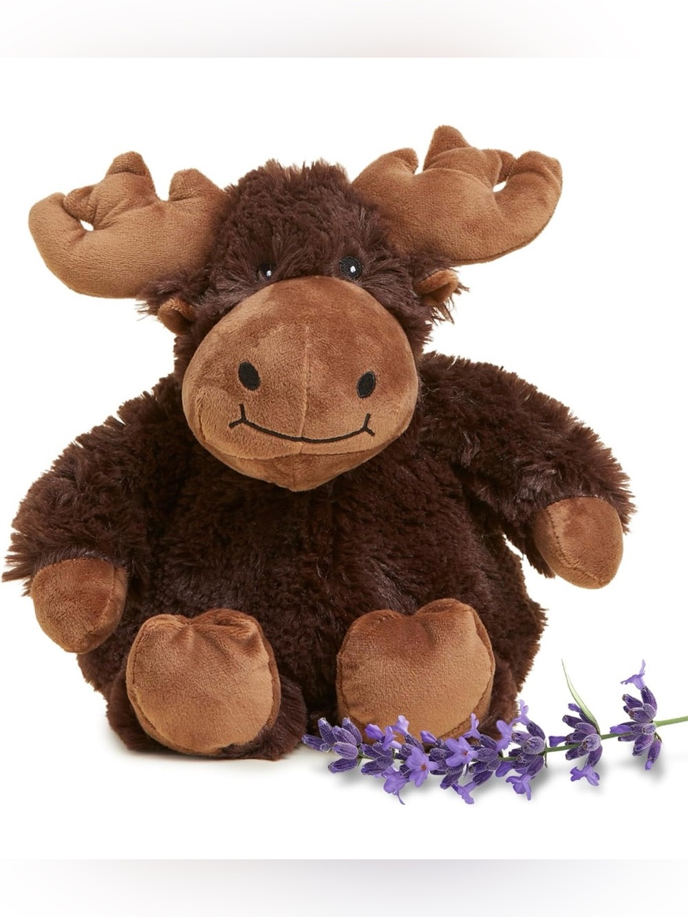 Warmies Moose Lavender Scent Soothing Microwave Heat Pack Weighted Plush